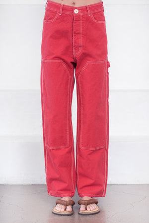 Jesse Kamm - Canvas Patchfront Handypant, Maraschino