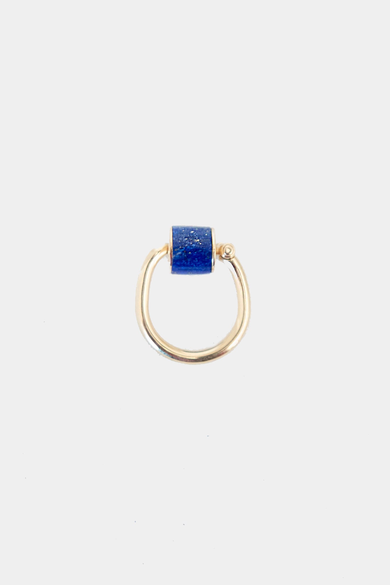 Chubby Trundle Lock Ring, Lapis