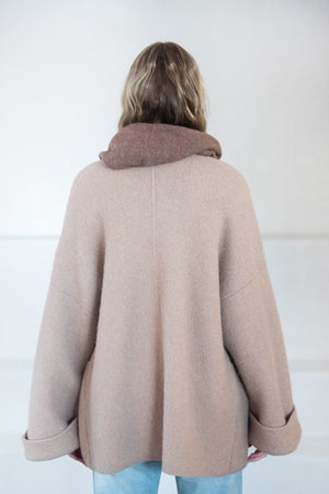 Lauren Manoogian - Felt Duo Coat, Cork