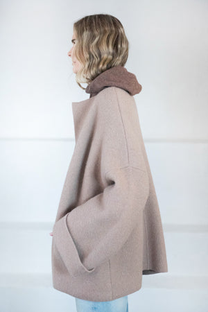 Lauren Manoogian - Felt Duo Coat, Cork