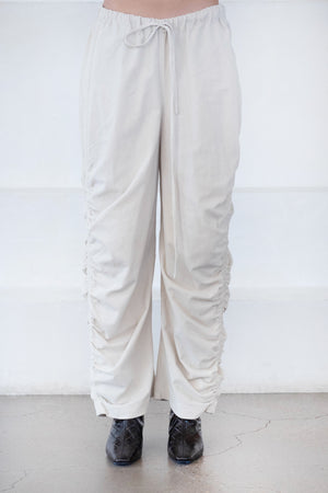 Lauren Manoogian - Mircocord Ruched Pants, Ivory