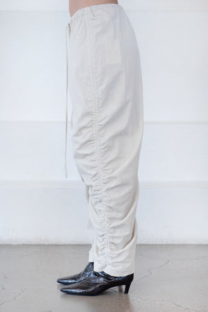 Lauren Manoogian - Mircocord Ruched Pants, Ivory