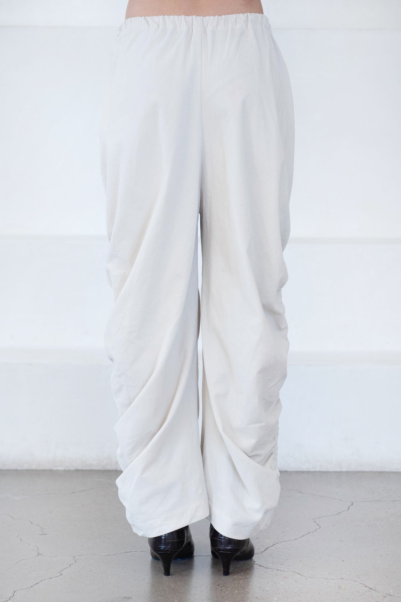 Lauren Manoogian - Mircocord Ruched Pants, Ivory