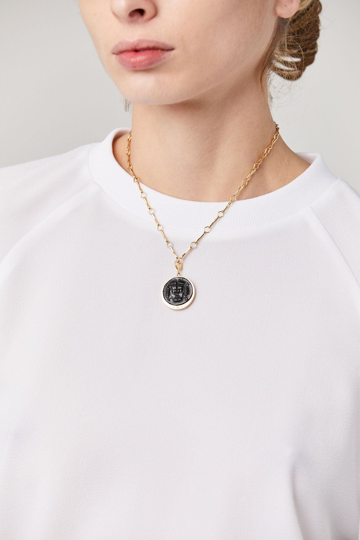 Azlee - Large Diamond Handmade Chain, Gold