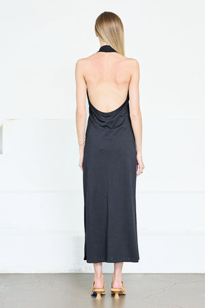 LOULOU STUDIO - Neami Halter Dress, Black