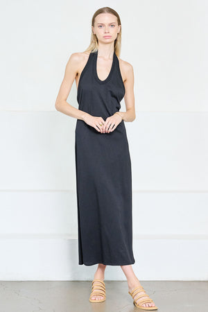 LOULOU STUDIO - Neami Halter Dress, Black
