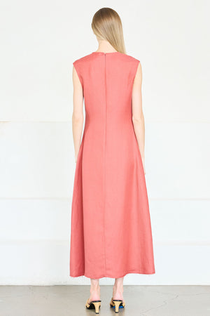 LOULOU STUDIO - Sonora Ling Dress, Cherry