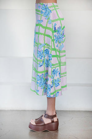 MARNI - Soft A-Line Skirt, Mauve