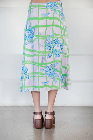 MARNI - Soft A-Line Skirt, Mauve