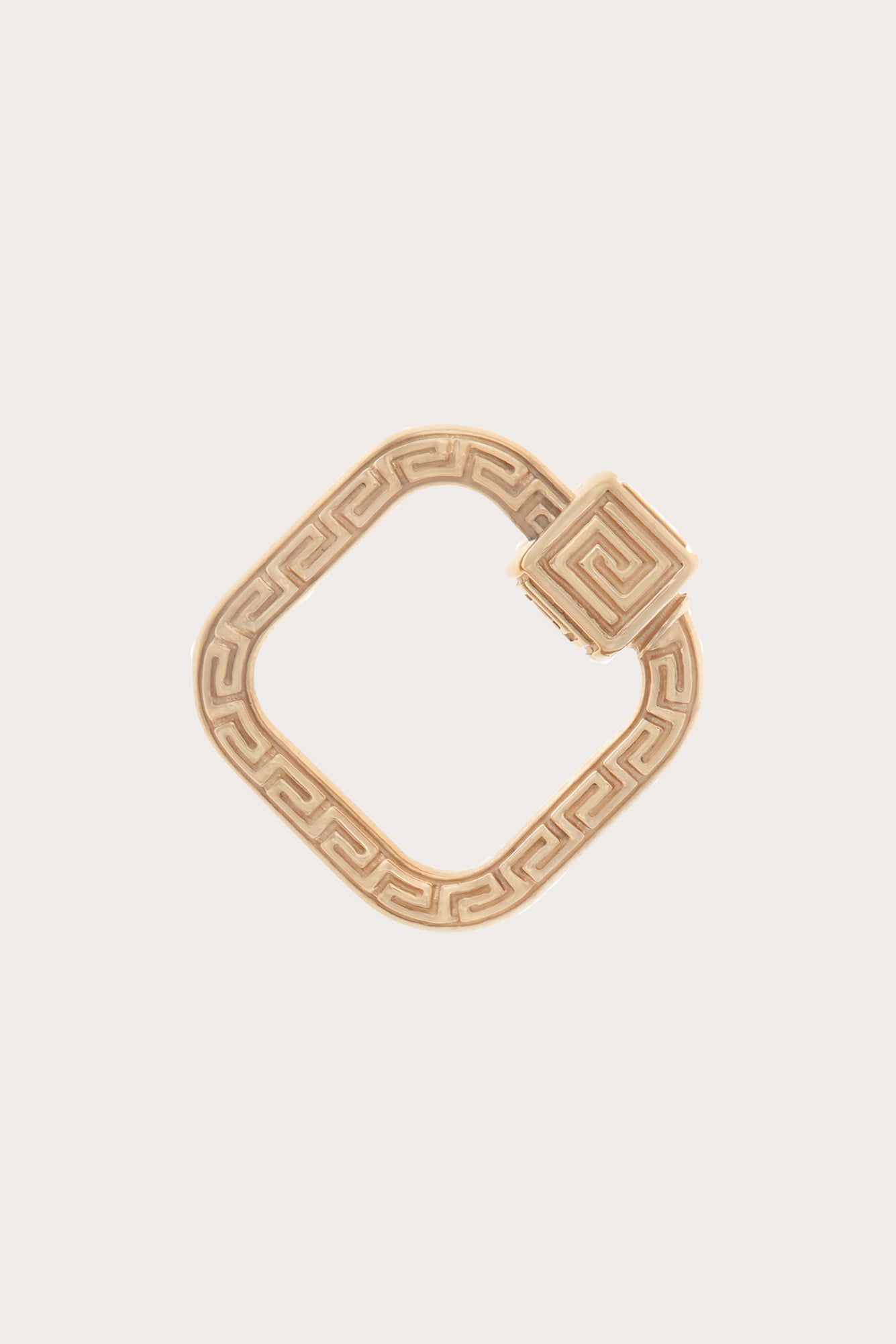 Marla Aaron - 16&quot; meander chain with greek lock, GOLD