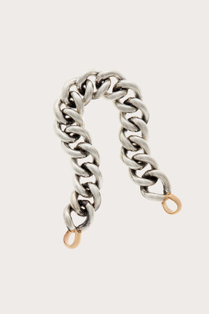 MARLA AARON - Mega Curb Bracelet, Silver & Gold