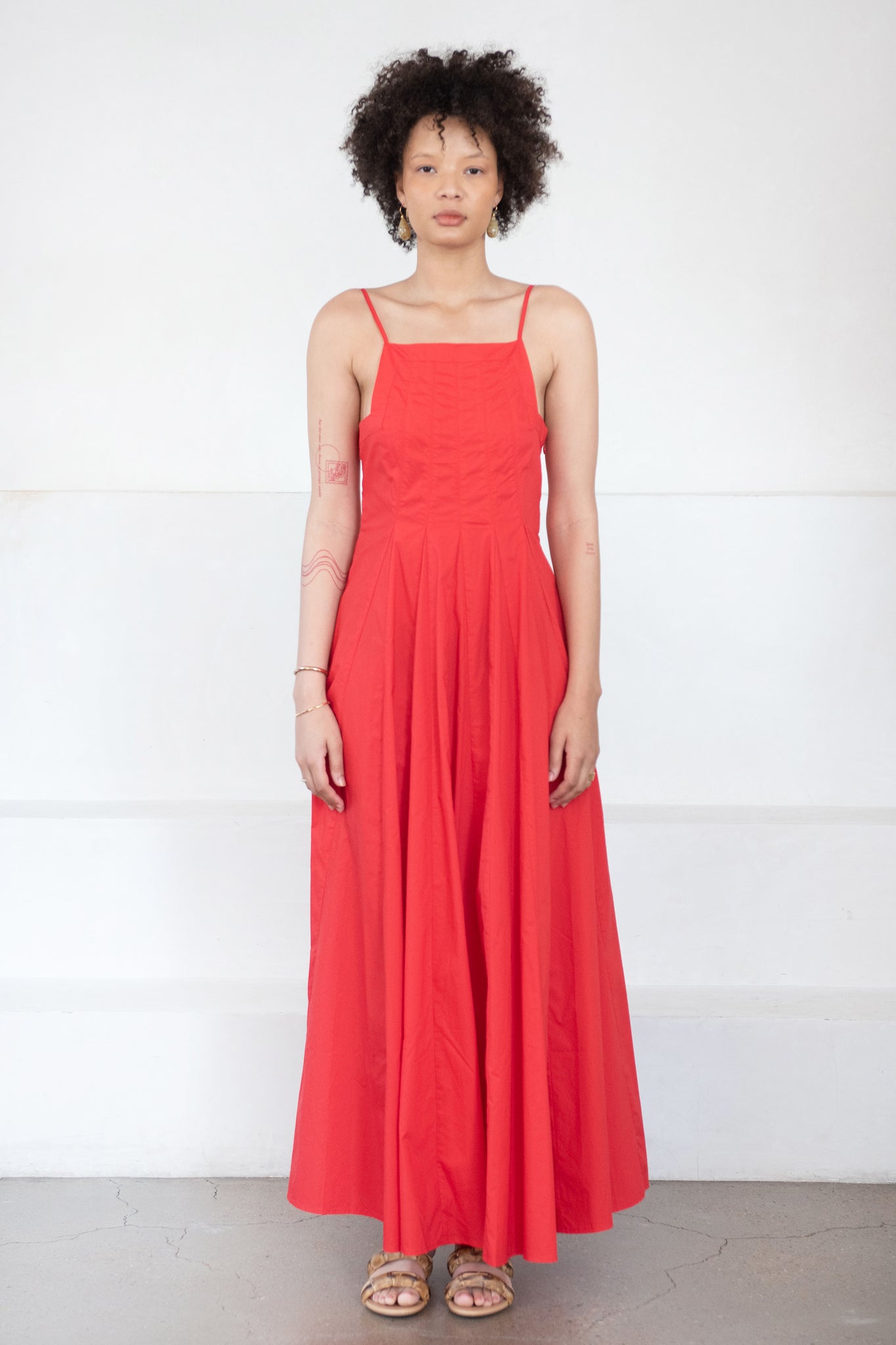 BIRD & KNOLL - Munroe Maxi, Berry Red