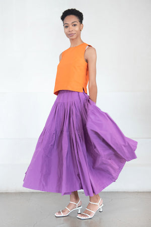 ODEEH - Midi Skirt, Amethyst