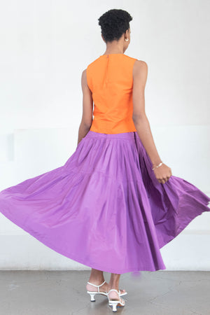 ODEEH - Midi Skirt, Amethyst