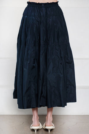 ODEEH - Midi Skirt, Navy