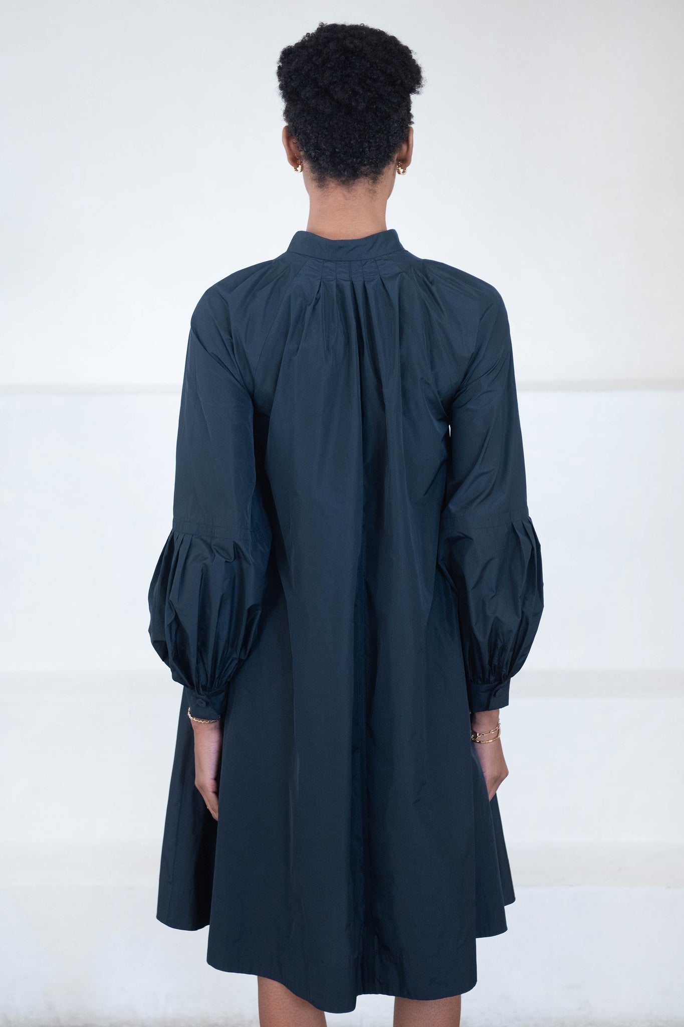 ODEEH - Long Sleeve Dress, Navy