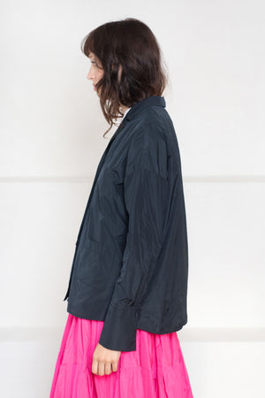 ODEEH - Front Pocket Shirt, Navy