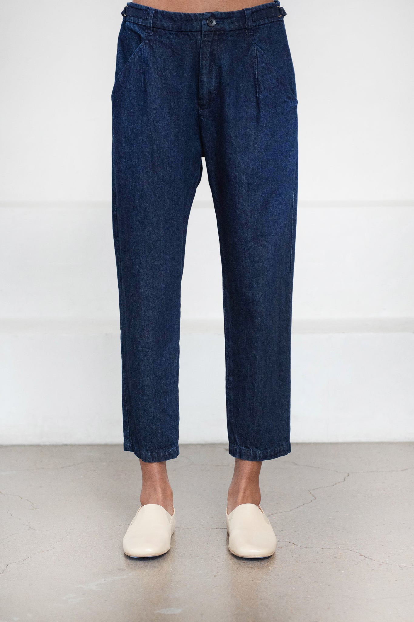 pas de calais - Tapered Pants, Indigo