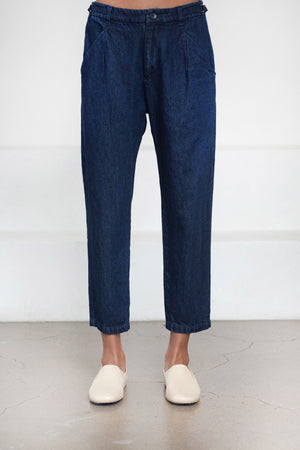 pas de calais - Tapered Pants, Indigo