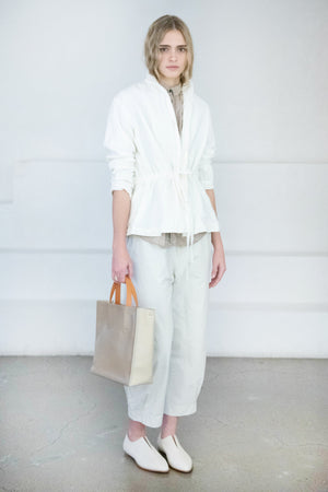 pas de calais - Auma Daki Wrinkle Jacket, White