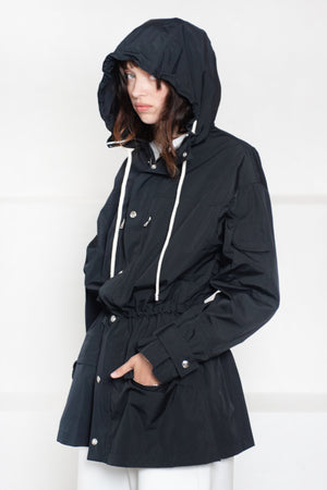 PLAN C - Hooded Jacket, Black