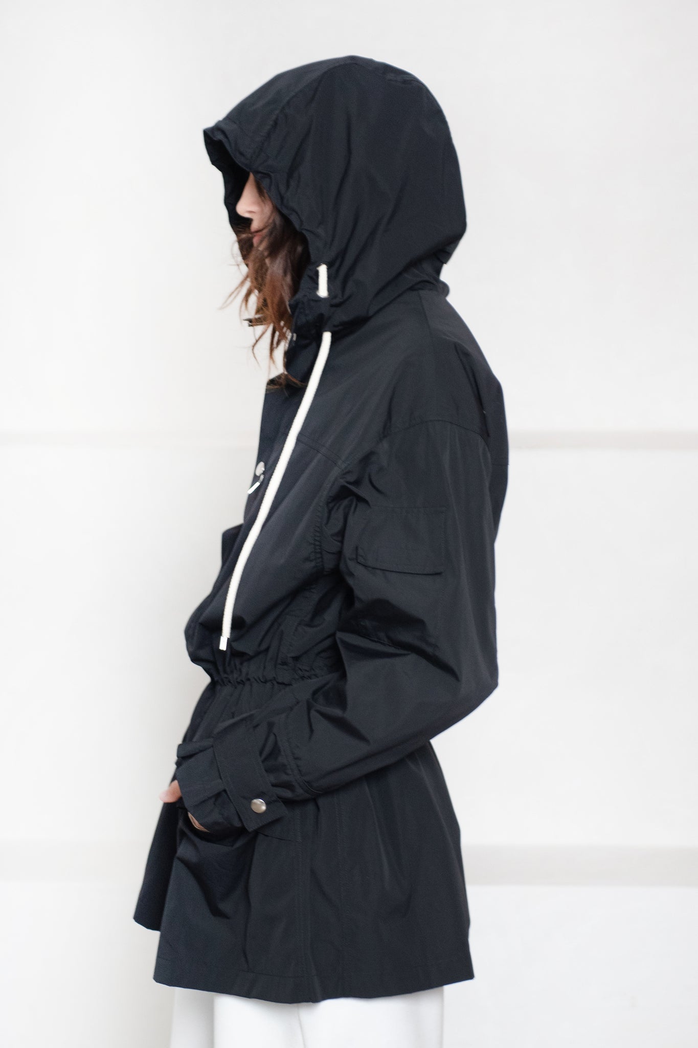 PLAN C - Hooded Jacket, Black