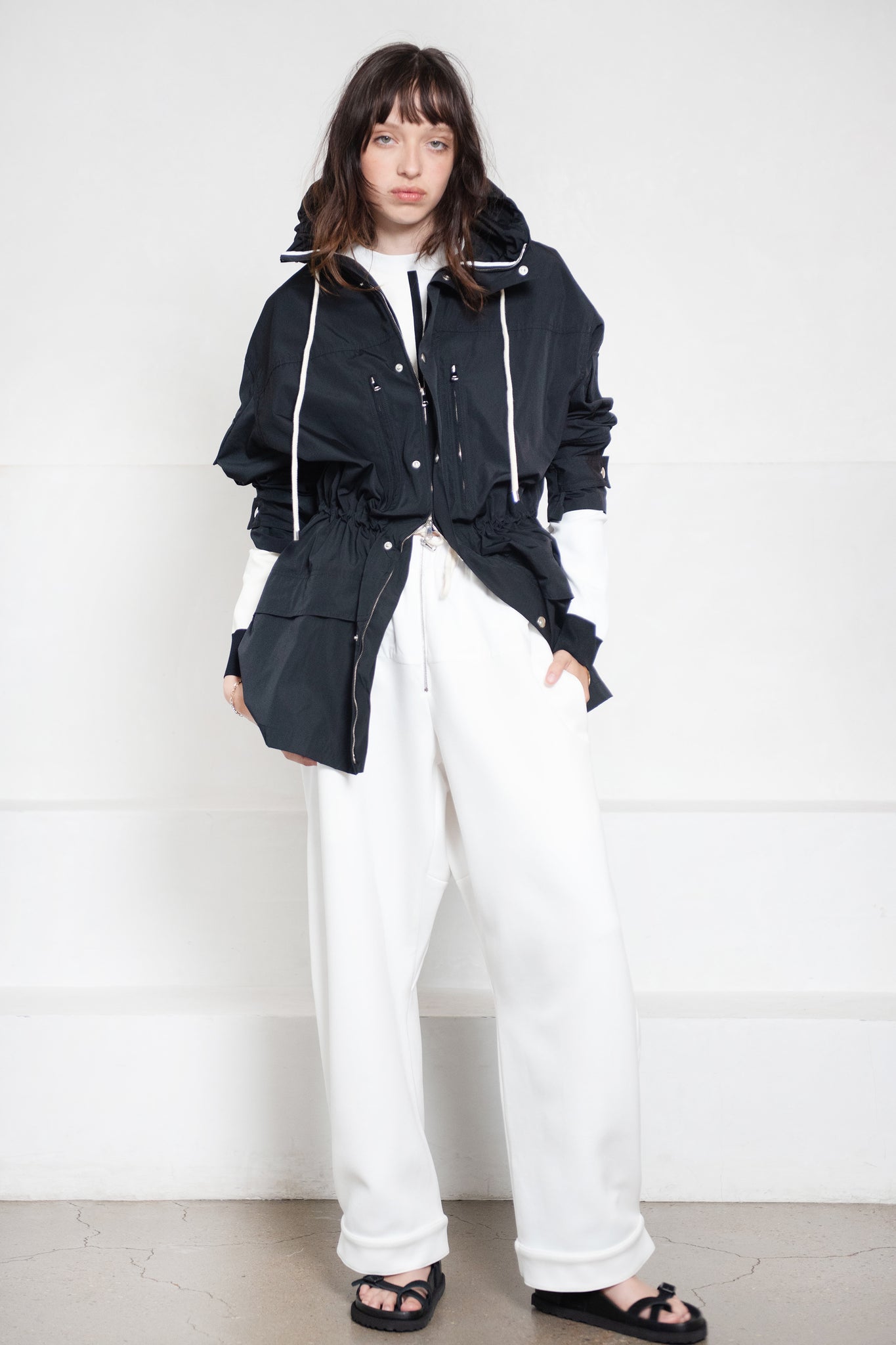 PLAN C - Hooded Jacket, Black