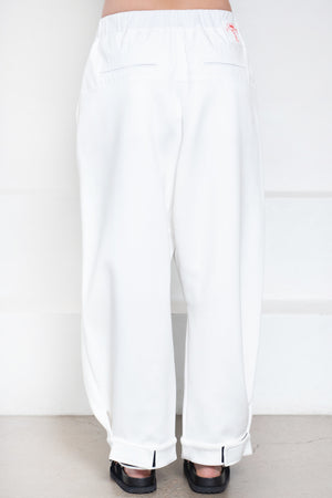 PLAN C - Trousers, White