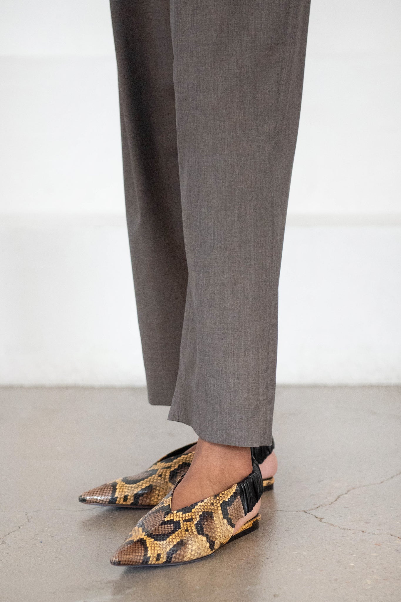 proenza schouler - Spike Slingback Slippers, Light Pastel Brown
