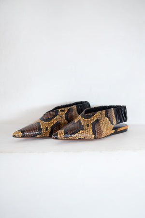 proenza schouler - Spike Slingback Slippers, Light Pastel Brown