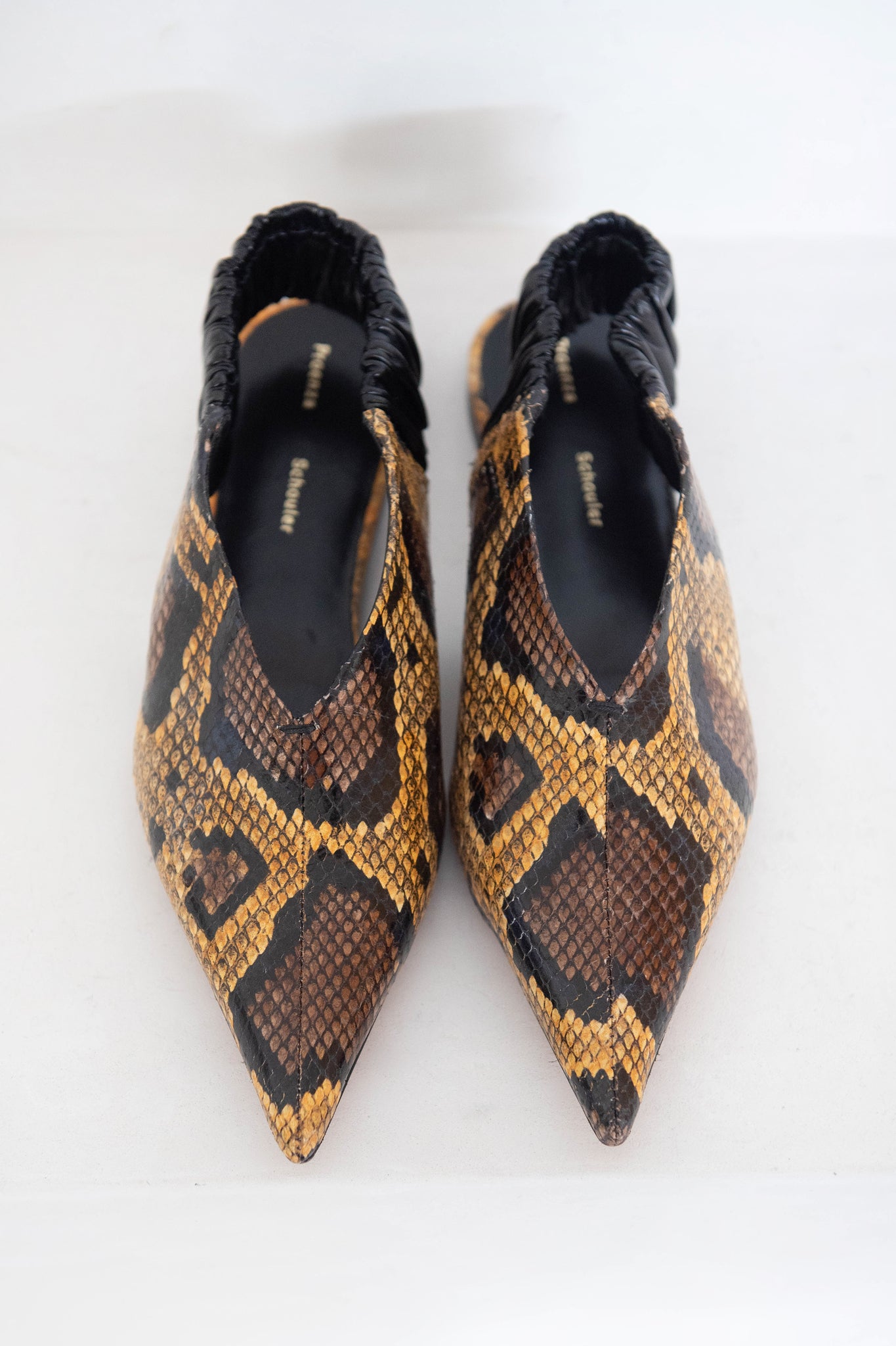 proenza schouler - Spike Slingback Slippers, Light Pastel Brown