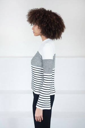proenza schouler - Mini Stripe Sweater, Off White
