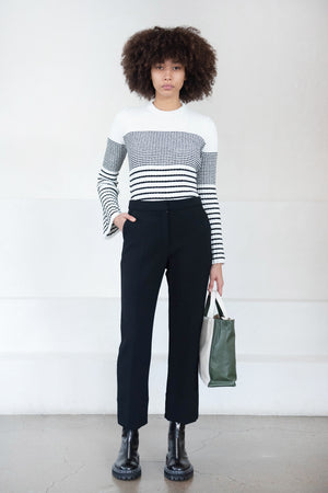 proenza schouler - Mini Stripe Sweater, Off White