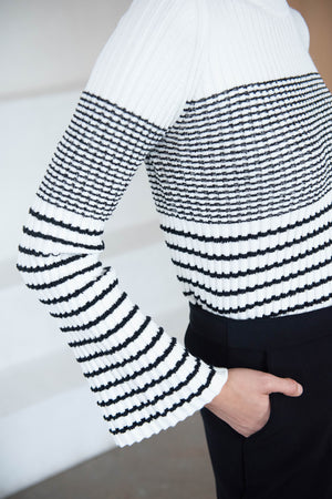 proenza schouler - Mini Stripe Sweater, Off White