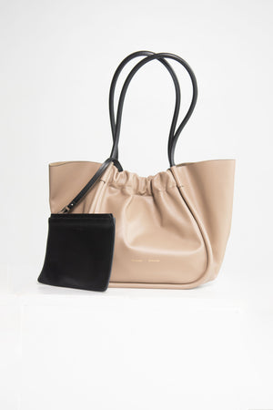 proenza schouler - LARGE RUCHED TOTE, LIGHT TAUPE