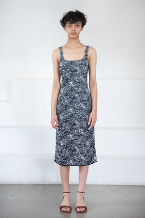Proenza Schouler White Label - Speckle Knit Dress, Pearl & Black
