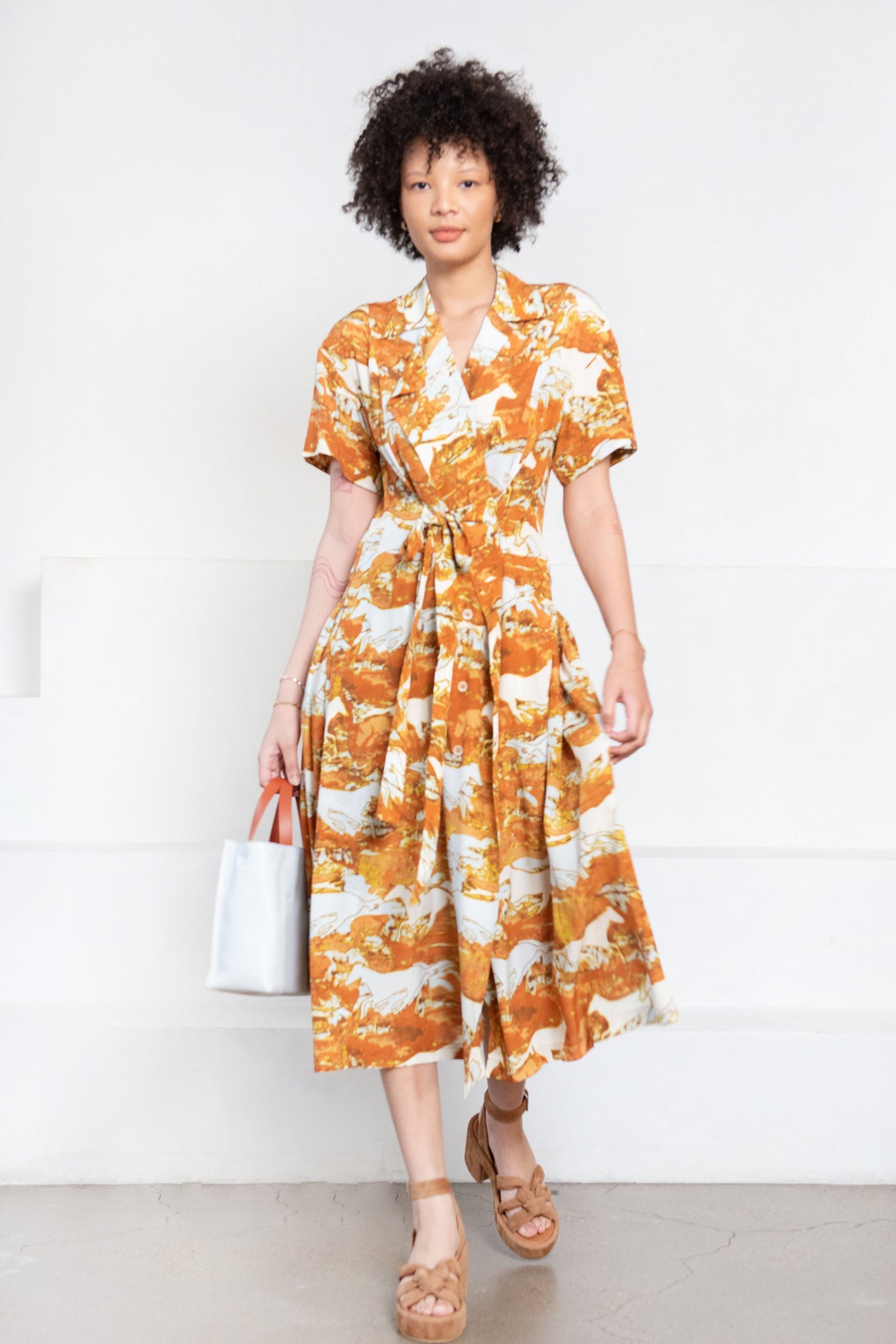 RACHEL COMEY - Blasco Dress, Orange