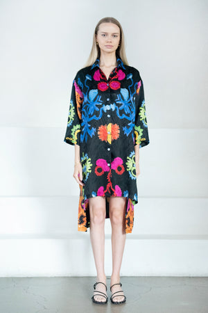 RIANNA + NINA - Mesogios Blouse Dress Kathi, Manitari Black