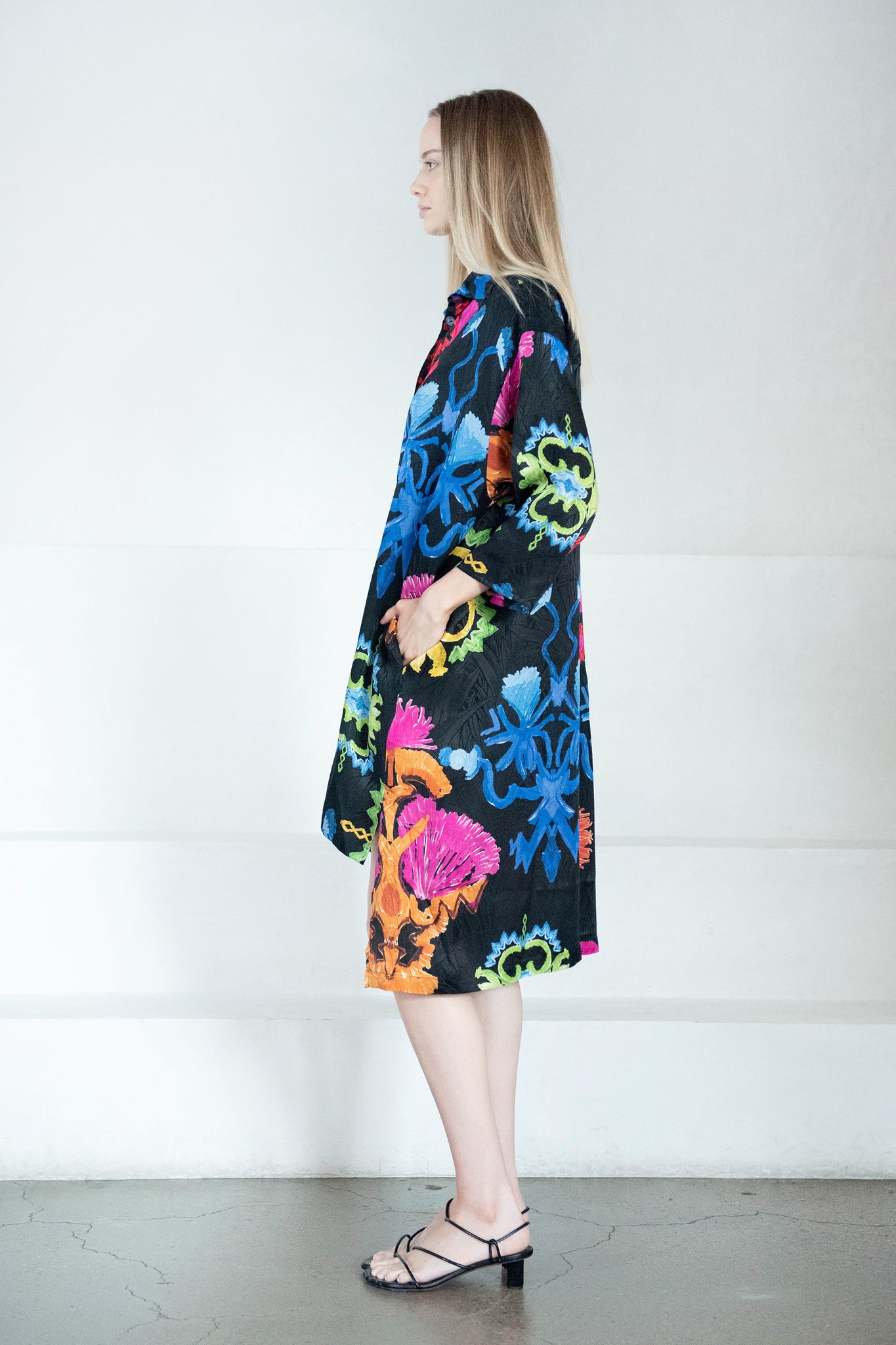 RIANNA + NINA - Mesogios Blouse Dress Kathi, Manitari Black