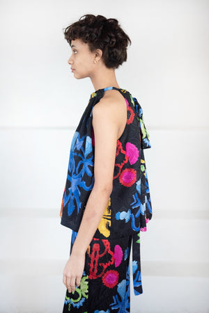 RIANNA + NINA - Mesogios Neckholder Blouse Brigitte, Manitari Black