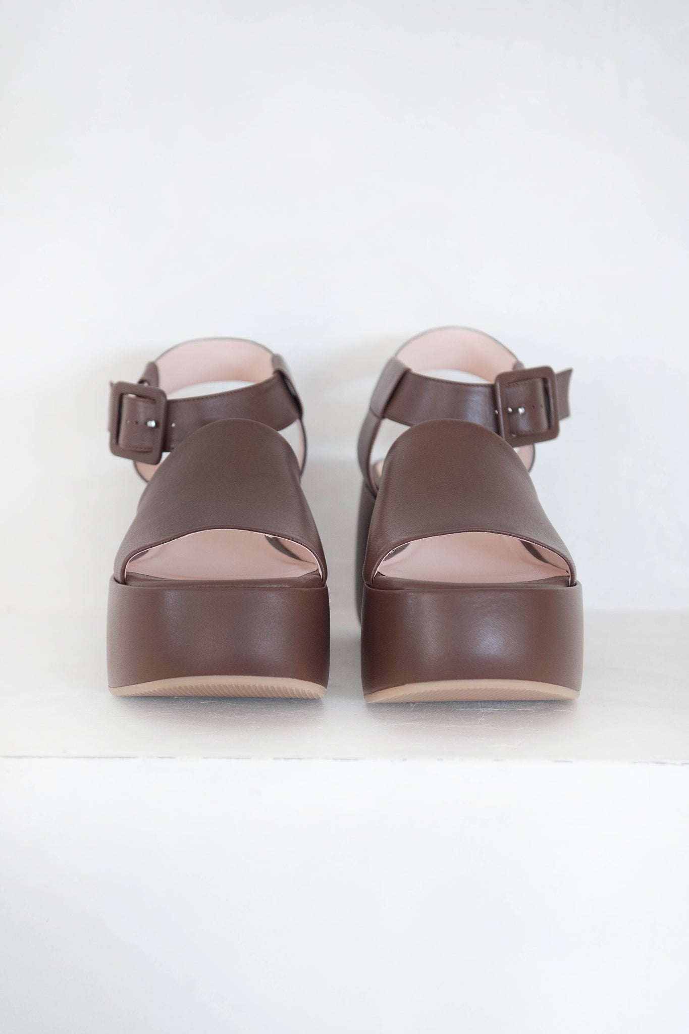 ROSETTA GETTY - Platform Clog Sandal, Brown