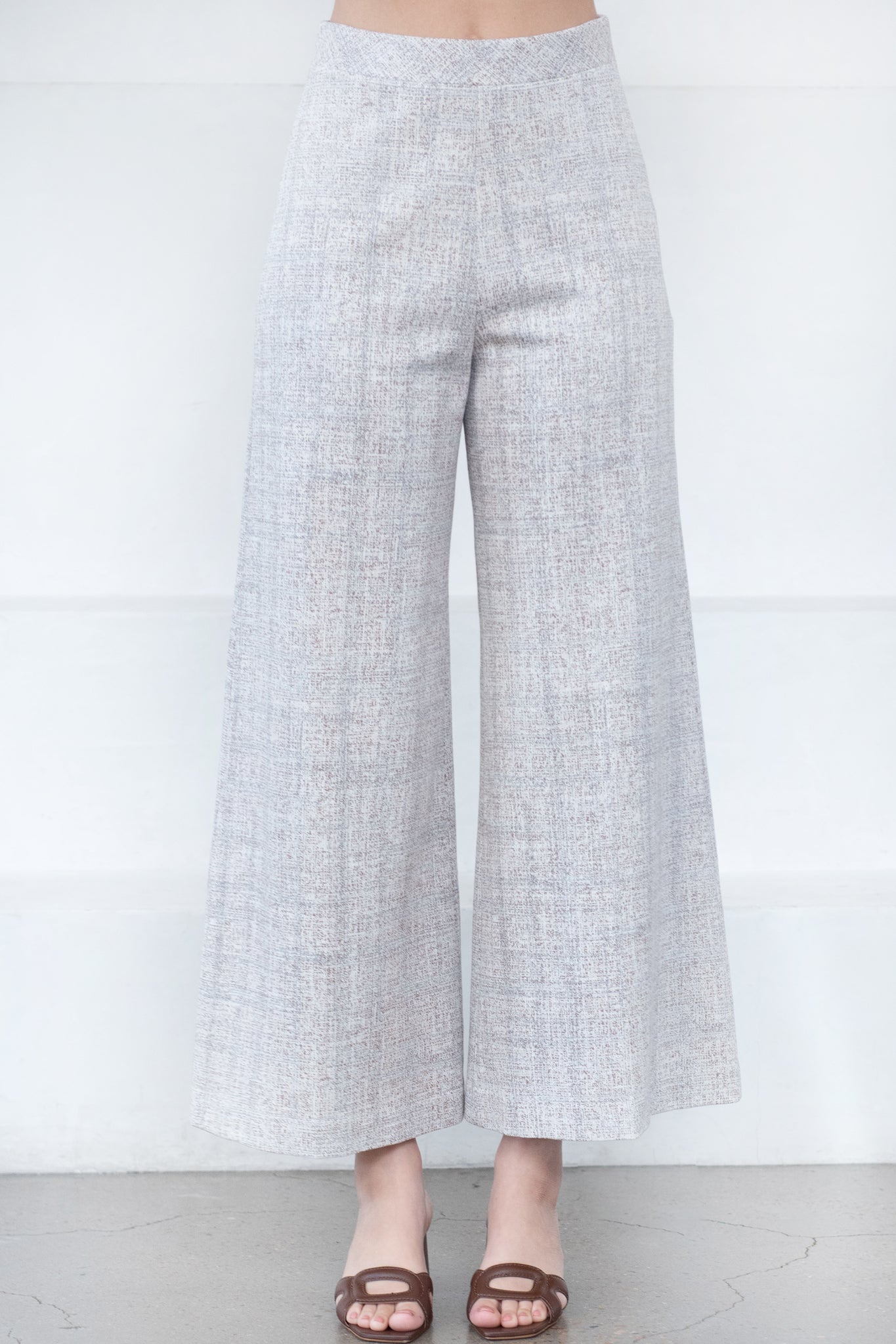ROSETTA GETTY - Pull On Wide Leg Culotte, Multi
