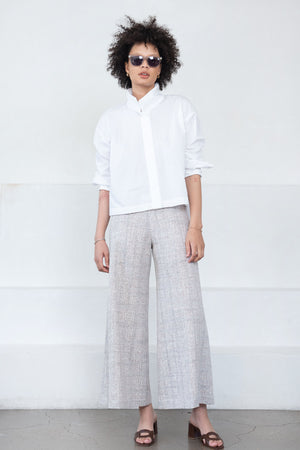 ROSETTA GETTY - Pull On Wide Leg Culotte, Multi