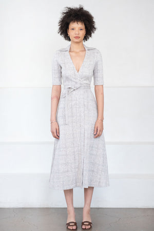 Rosetta Getty - Shirt Wrap Dress, Multi
