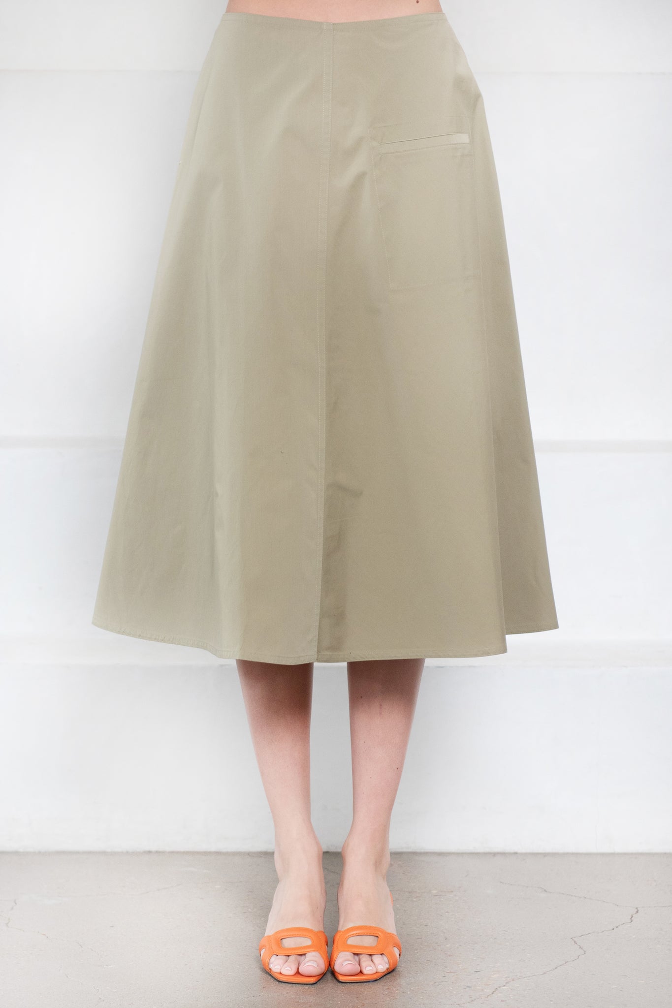 SOFIE D'HOORE - Copy of SOFIE D'HOORE SERLES CTAF COTTON TAFFETA SKIRT - SERLES CTAF-SOFIE D'HOORE