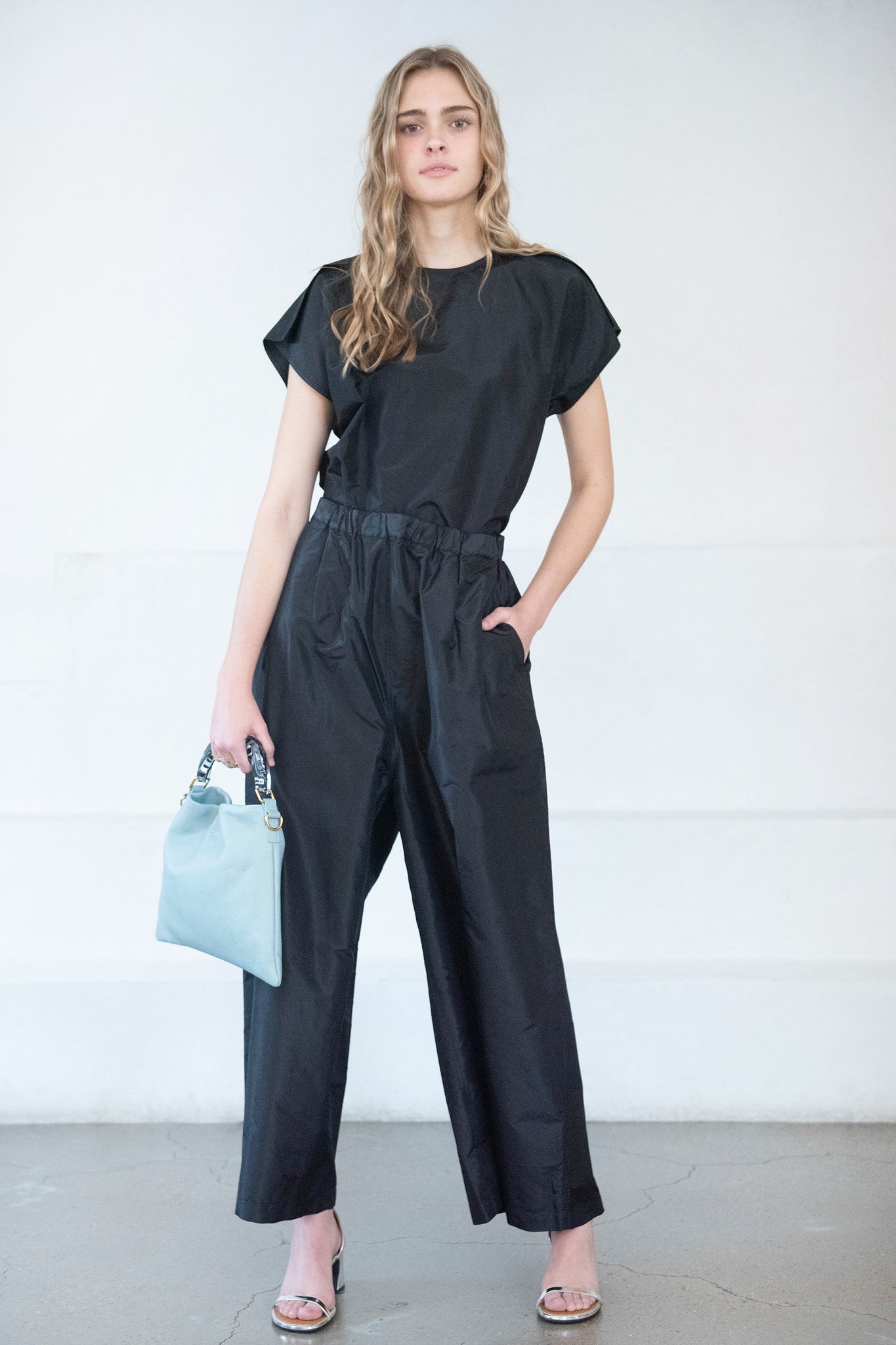 SOFIE D'HOORE - Bess Silk Taffeta Shirt, Black