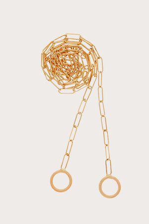 Square Link Chain, Yellow Gold