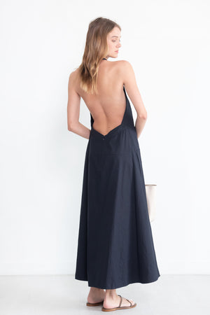 Studio Nicholson - Cuenca Linen Dress, Darkest Navy