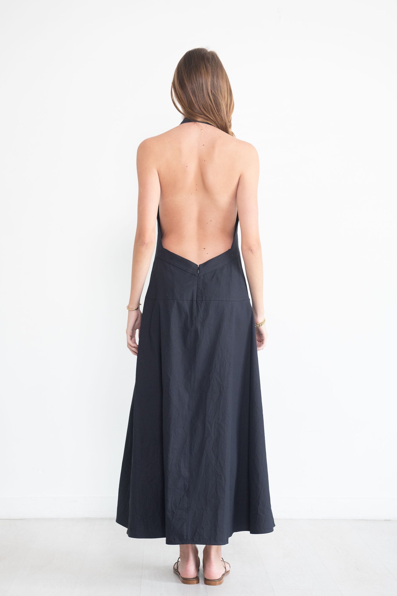 Studio Nicholson - Cuenca Linen Dress, Darkest Navy