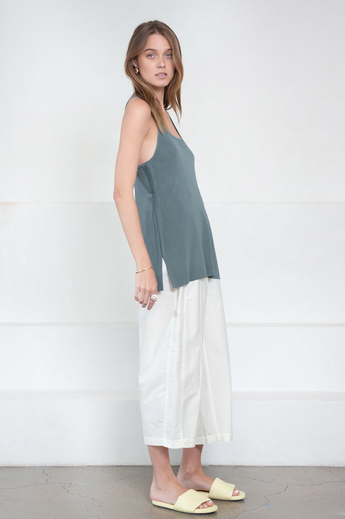 Studio Nicholson - Midori Knit Vest, Lake